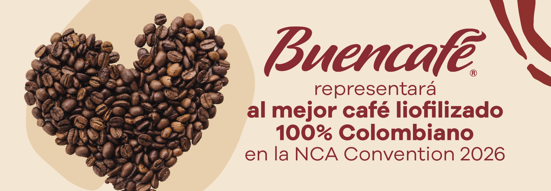 Lee más sobre el artículo Buencafé Will Represent the Finest 100% Colombian Freeze-Dried Coffee at the NCA Convention 2026